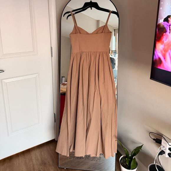 Zara Tan Maxi Dress - Picture 3 of 5